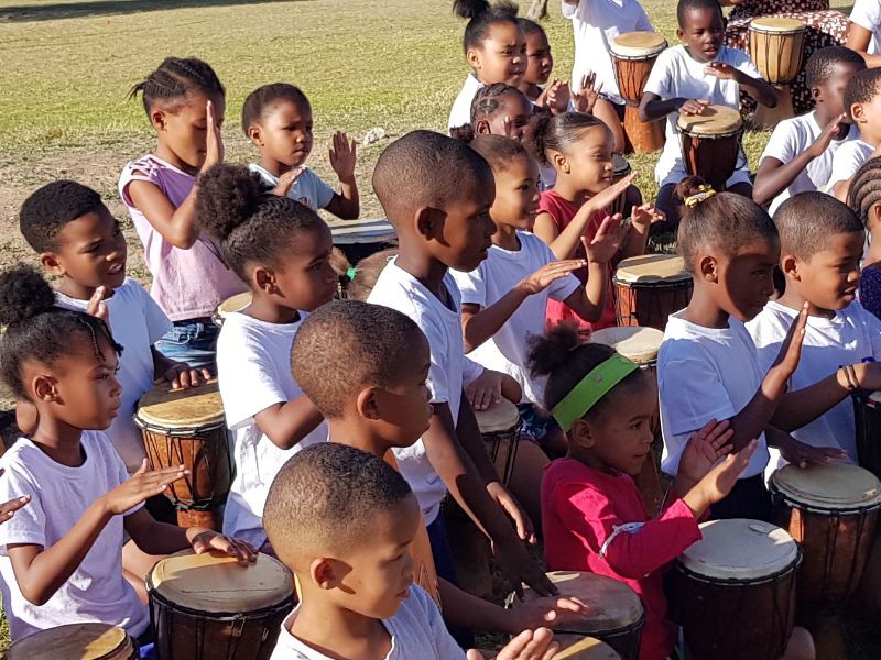 Life Skills Development through activities like a drumming jam